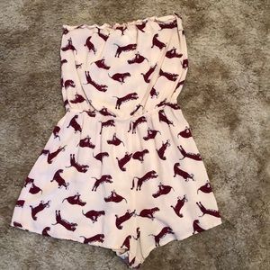 Tiger print romper